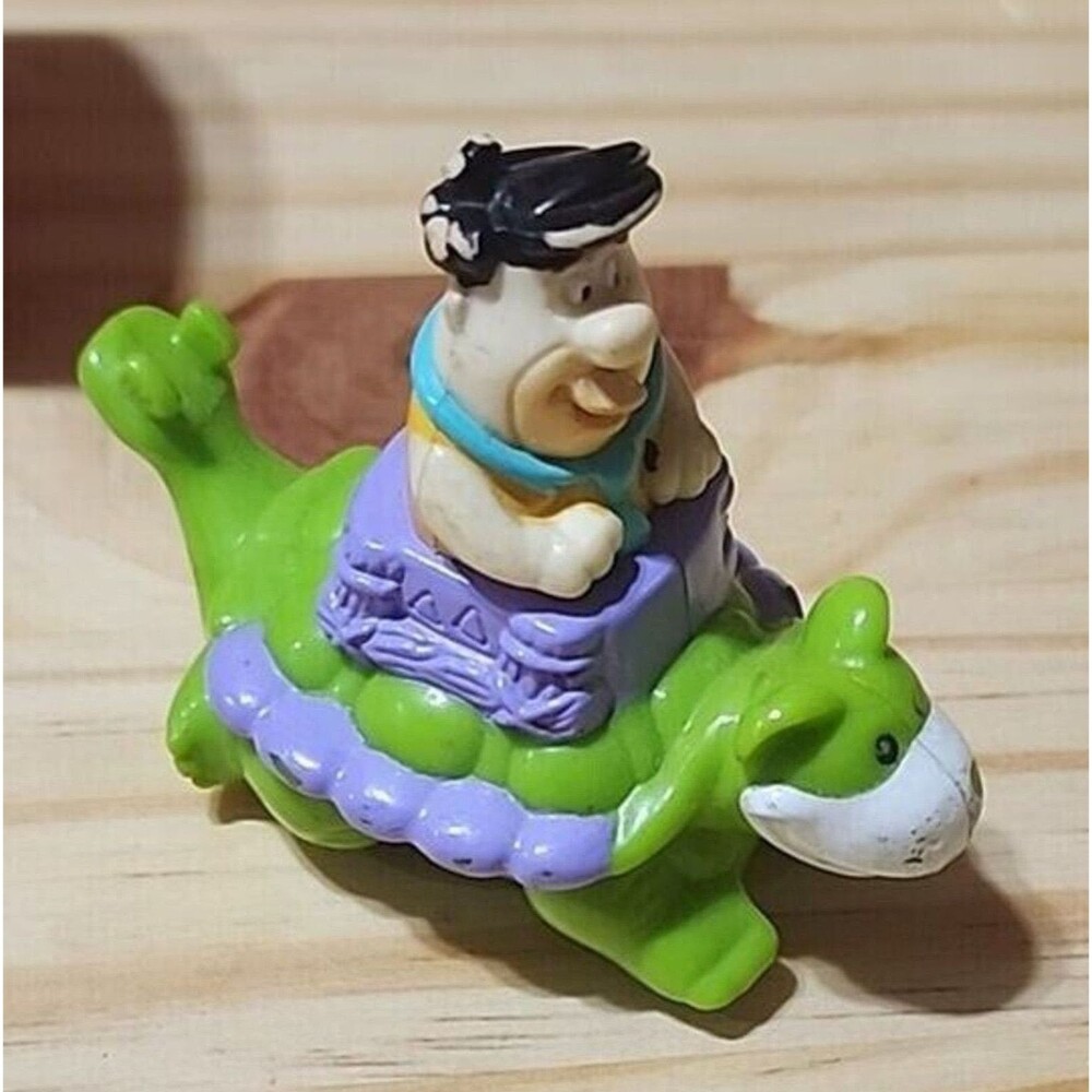 Vintage Flintstones Fred Flintstone  Figures House Pez Lot Of 4 - Picture 5 of 6